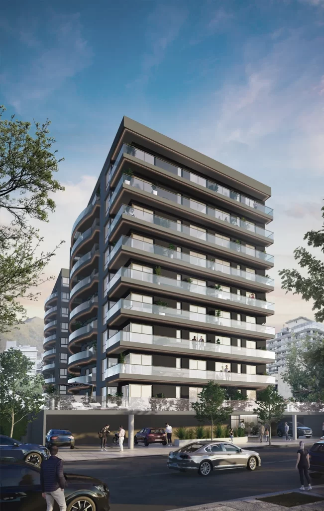 vista exterior unidades edificio vita, villa carlos paz departamentos en venta